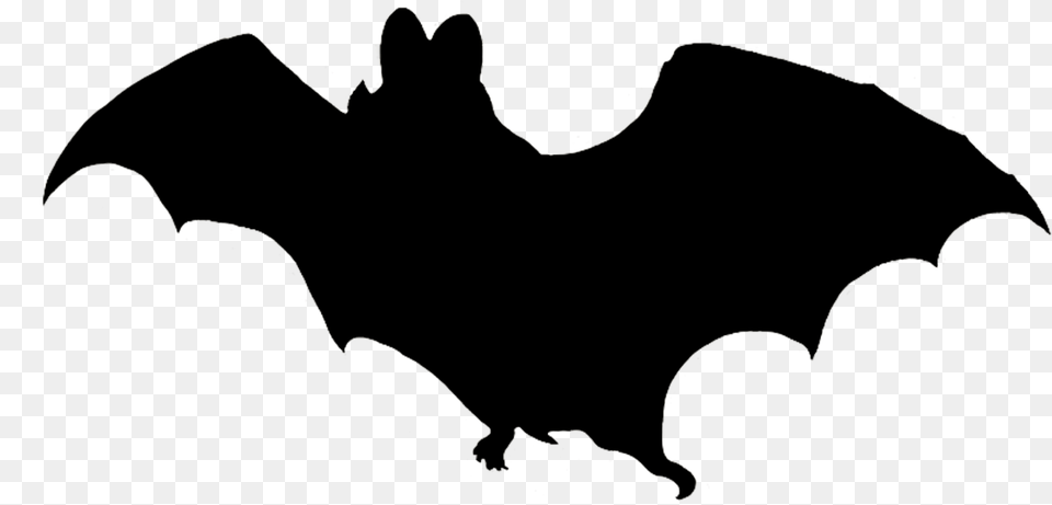 Vampire Bat Silhouette Bat White Background, Logo, Animal, Mammal, Wildlife Free Png Download