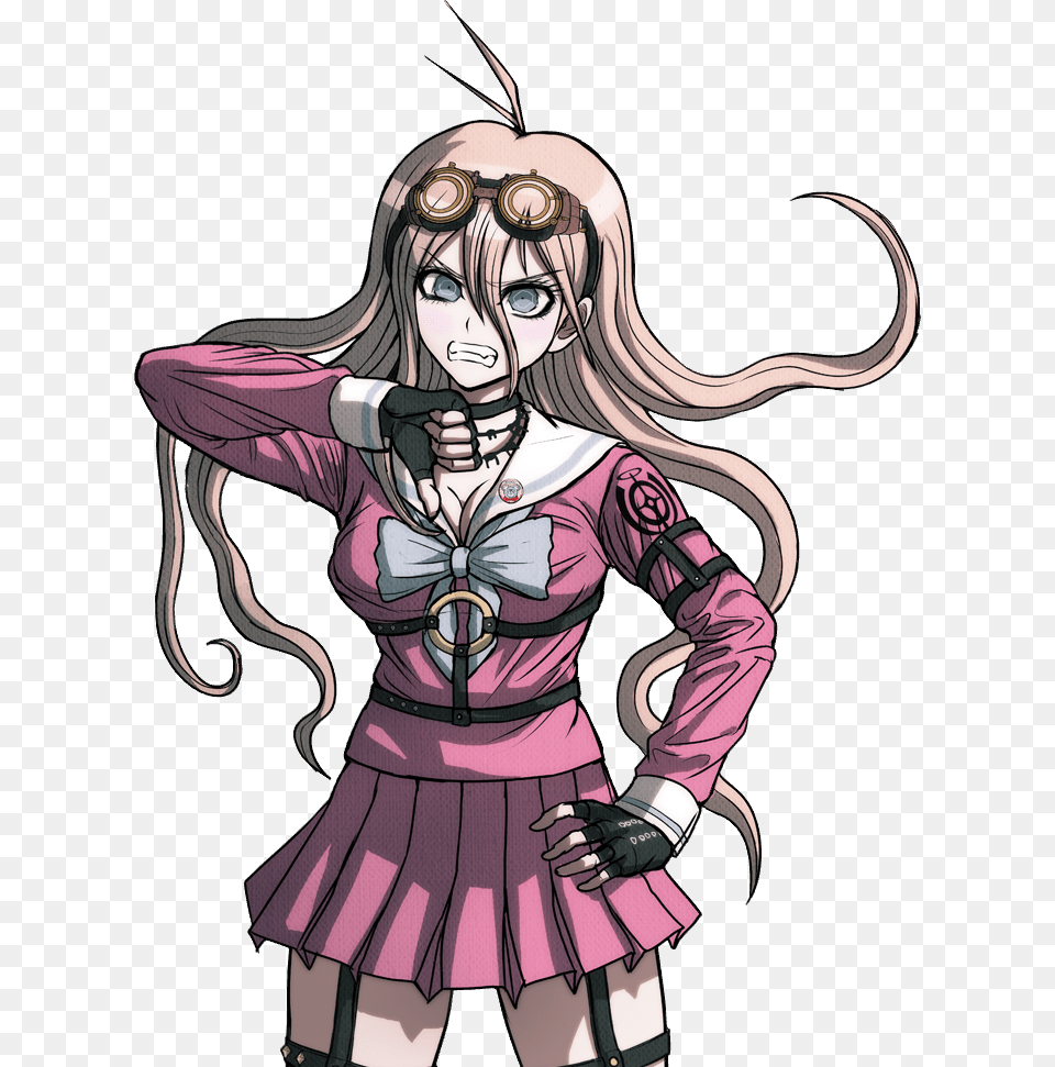 Vampire Bite Danganronpa Miu, Book, Comics, Publication, Adult Png Image