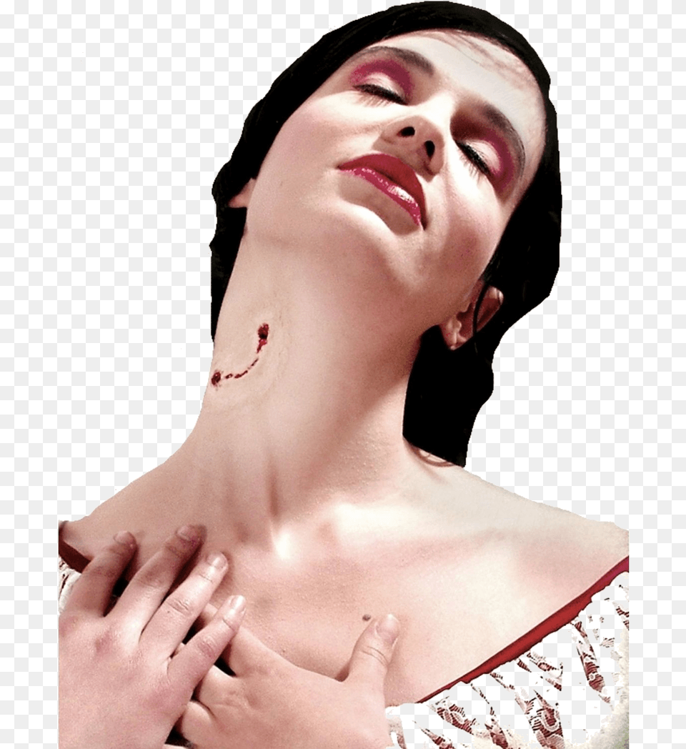 Vampire Bite Wound, Adult, Person, Neck, Head Free Png