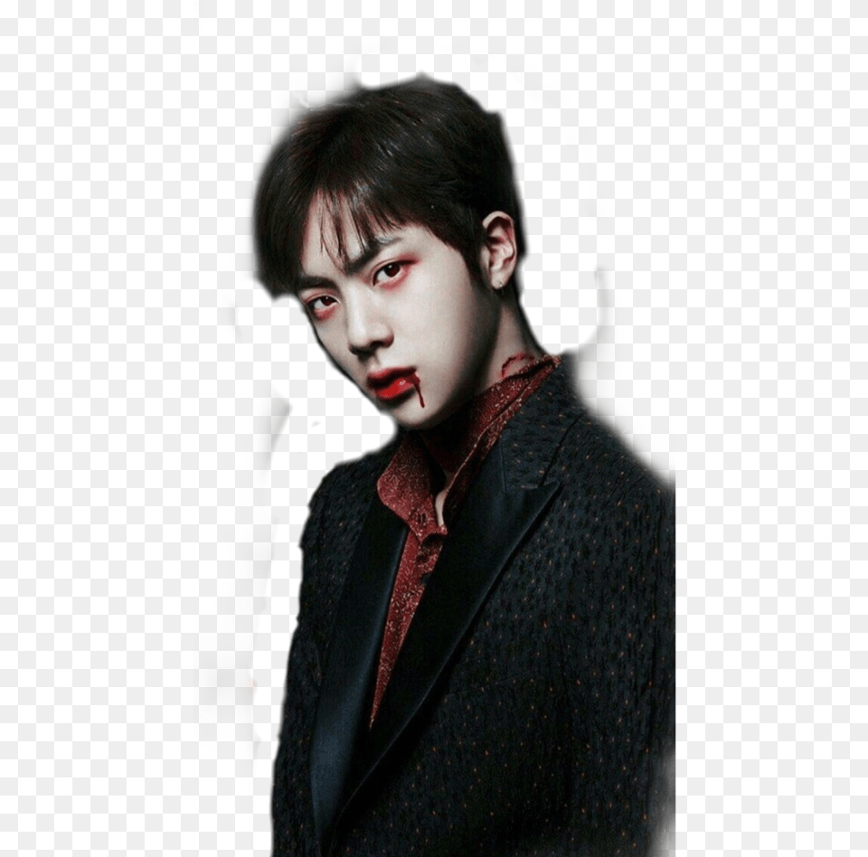 Vampire Bts Kpop Jin Jin Vampire, Adult, Photography, Person, Man Free Png Download