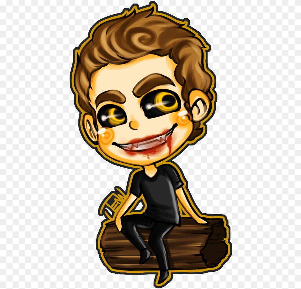 Vampire Diaries Cartoon Klaus, Face, Portrait, Photography, Person Free Png Download