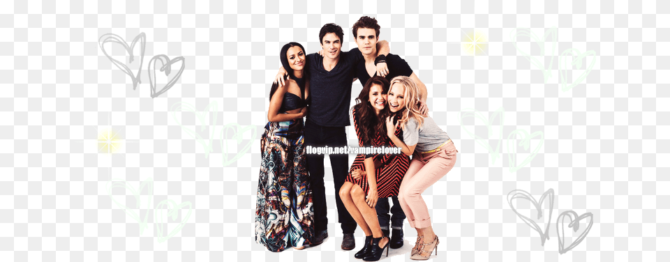 Vampire Diaries Cast Hd, Adult, Person, People, Woman Free Png Download