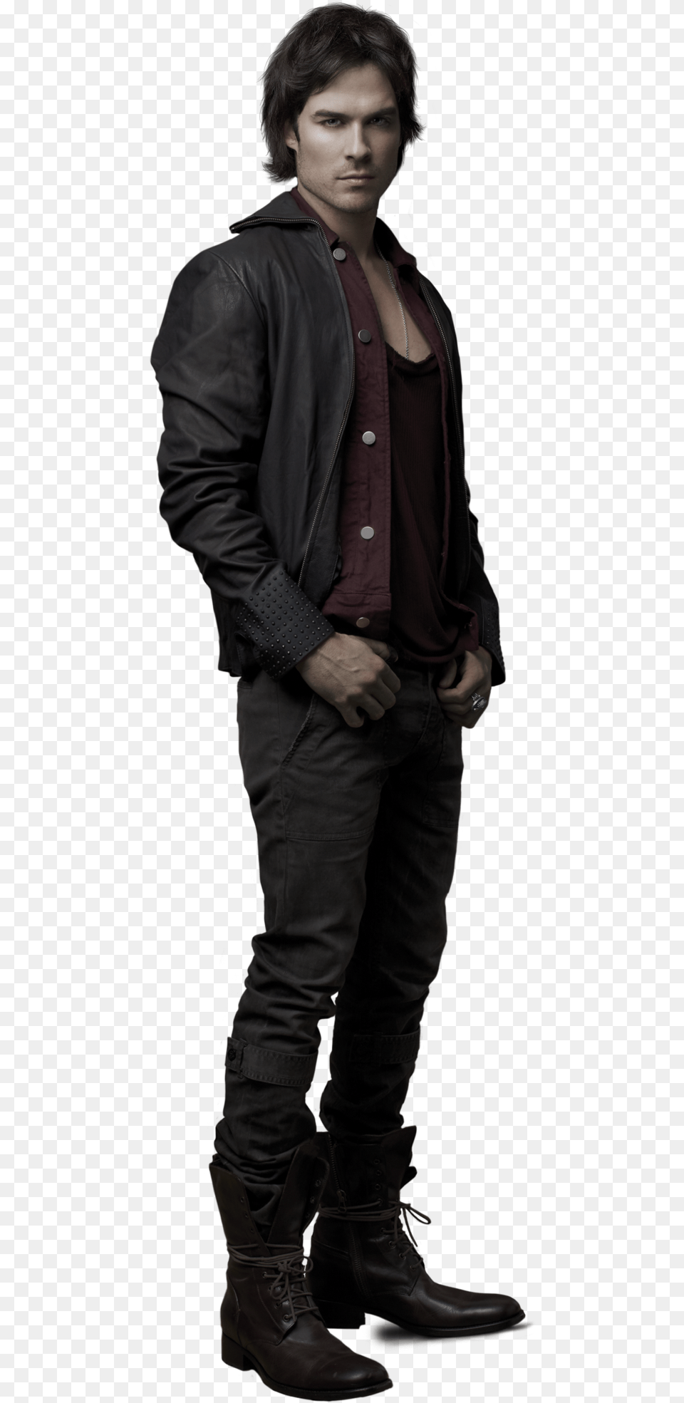 Vampire Diaries Damon, Adult, Person, Man, Male Free Png Download