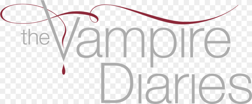 Vampire Diaries Logo, Text Free Png Download