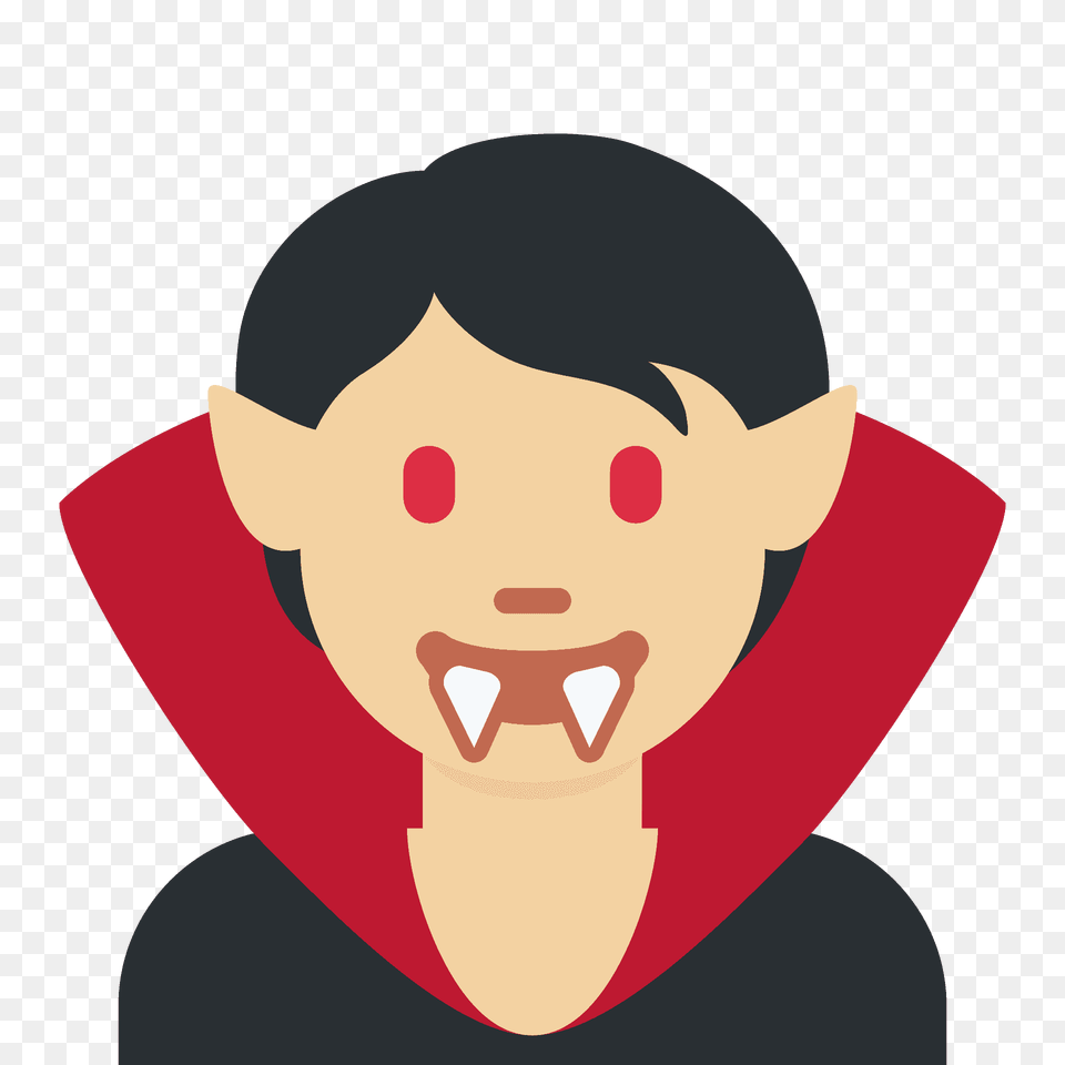 Vampire Emoji Clipart, Body Part, Mouth, Person, Animal Png Image