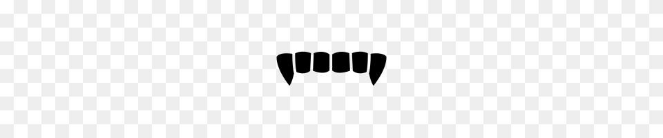 Vampire Fangs Icons Noun Project, Gray Free Transparent Png