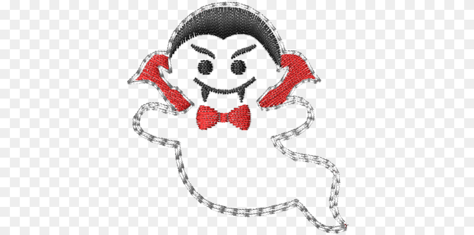 Vampire Ghost Feltie Machine Embroidery Design Necklace, Accessories, Jewelry, Formal Wear, Tie Free Png Download
