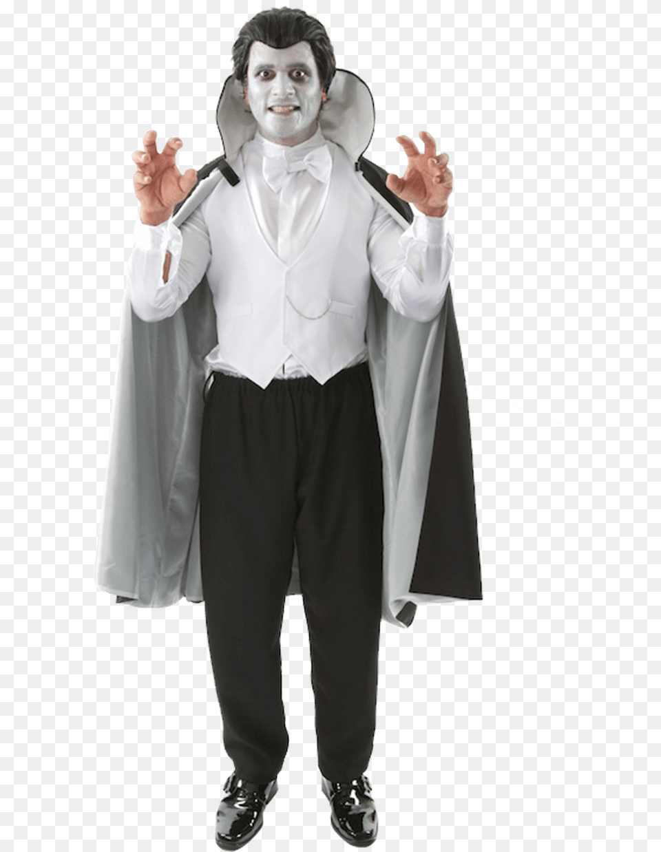 Vampire Halloween Costume, Clothing, Person, Performer, Clown Free Png Download