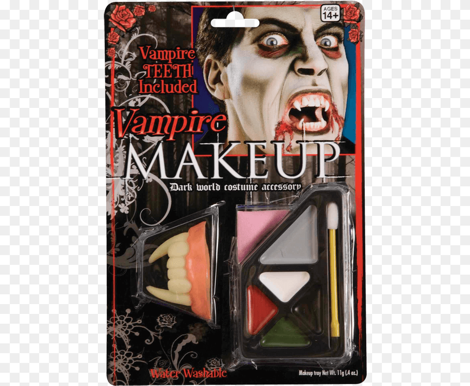 Vampire Make Up Kit Vampire, Book, Publication, Adult, Female Png