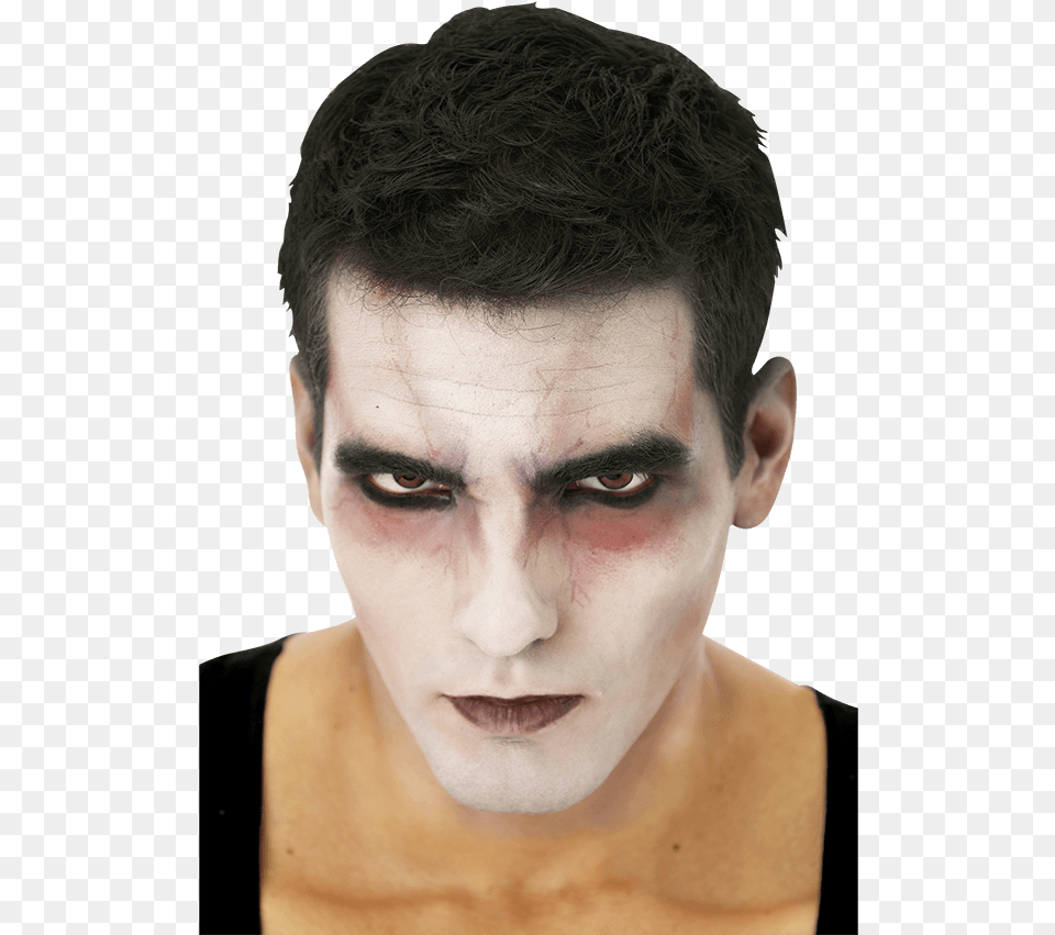 Vampire Makeup Stack Make Up Ideas For Vampire Men, Adult, Face, Head, Male Png Image