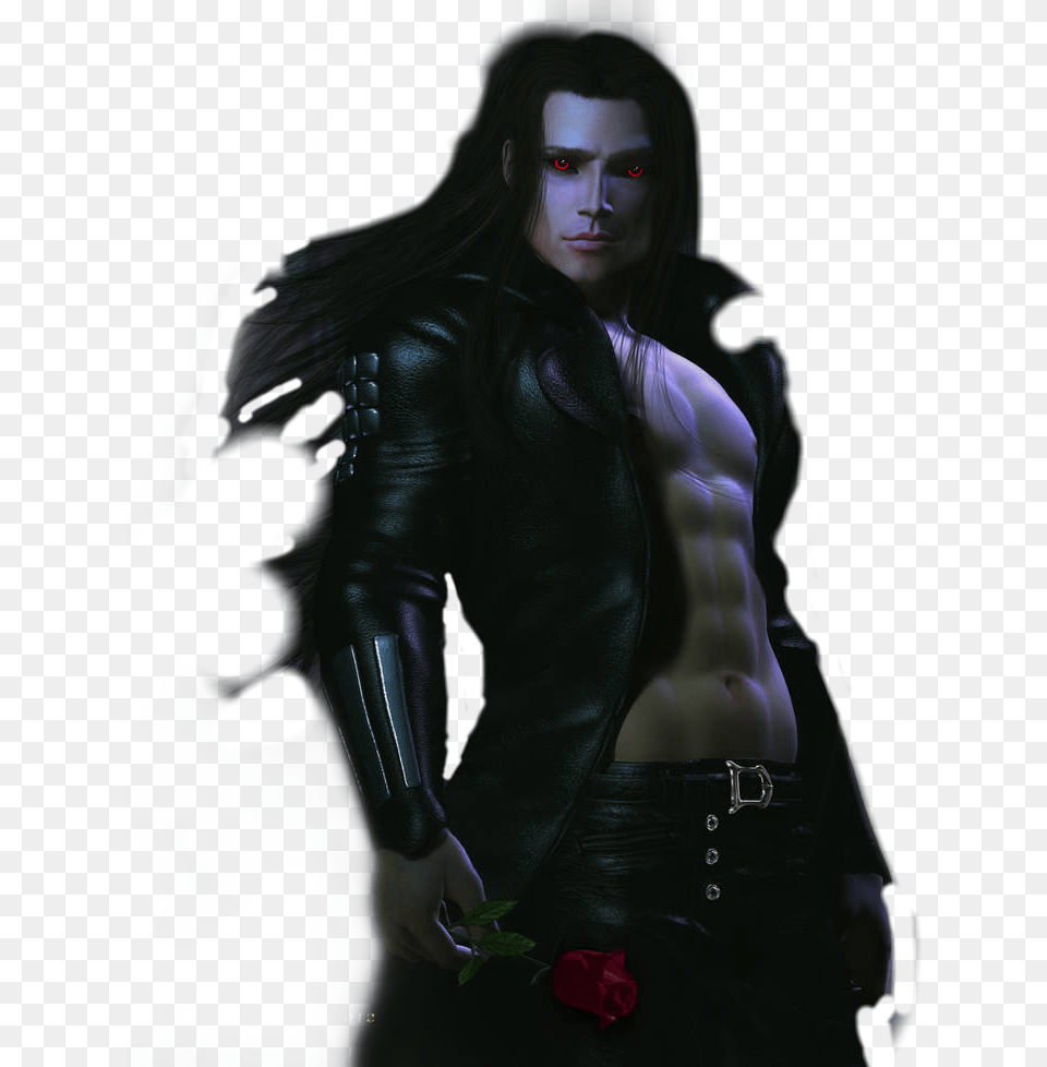 Vampire Male Male Vampire Long Hair, Adult, Clothing, Coat, Jacket Png Image
