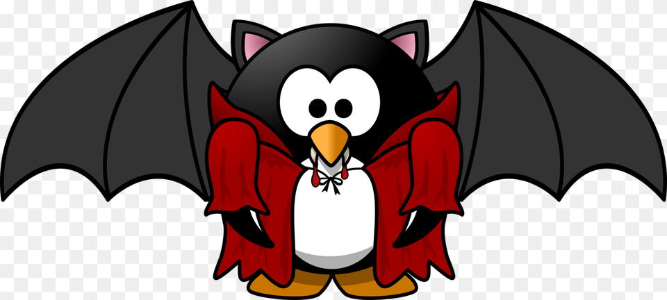 Vampire Penguin Clip Art, Animal, Bear, Mammal, Wildlife Png Image