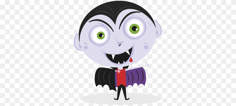 Vampire Svg Cut File For Cutting Machines Cuts Halloween Vampire, People, Person, Book, Comics Free Png Download