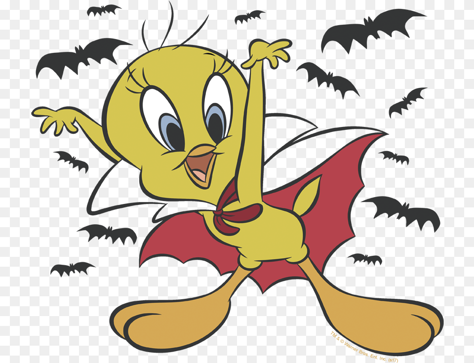 Vampire Tweety, Cartoon, Animal, Bird, Face Png