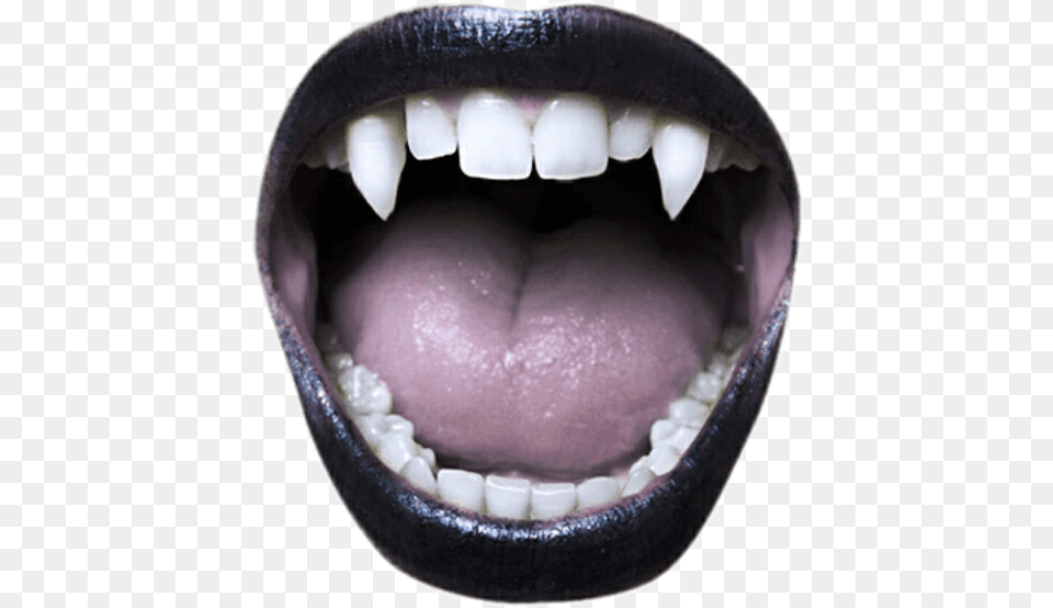 Vampire Vampir Black Lips Schwarz Lippen Vampire, Body Part, Mouth, Person, Teeth Free Png Download
