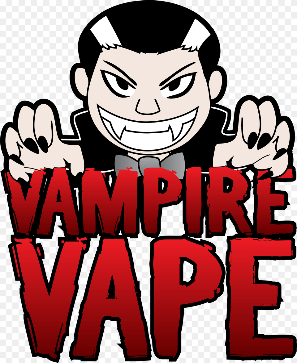 Vampire Vape Logo Vampire Vape Logo, Book, Comics, Publication, Adult Png