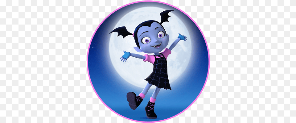 Vampirina Icing Sheet Round Toppers Personalised And Pre Cut Ebay Vampirina Transparent, Baby, Person, Book, Comics Free Png