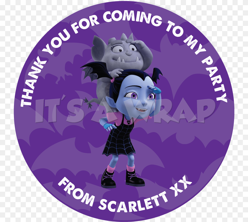 Vampirina Sweet Cone Stickers General Staff Of The Republic Of Turkey, Purple, Baby, Person, Face Free Transparent Png