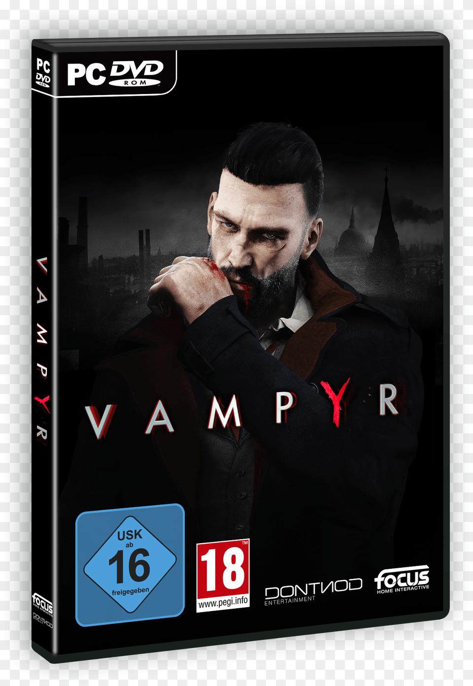 Vampyr Pack3d Pc Usk Pegi Vampyr Nintendo Switch, Adult, Person, Man, Male Free Png Download