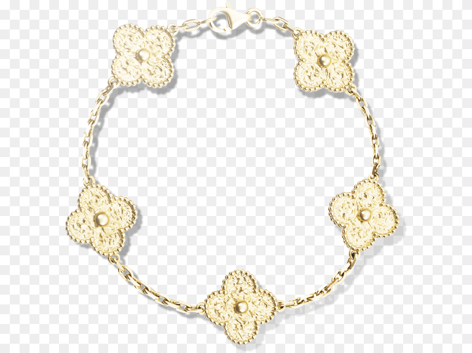 Van Cleef And Arpels Gold Replica Bracelet, Accessories, Jewelry, Necklace Free Transparent Png