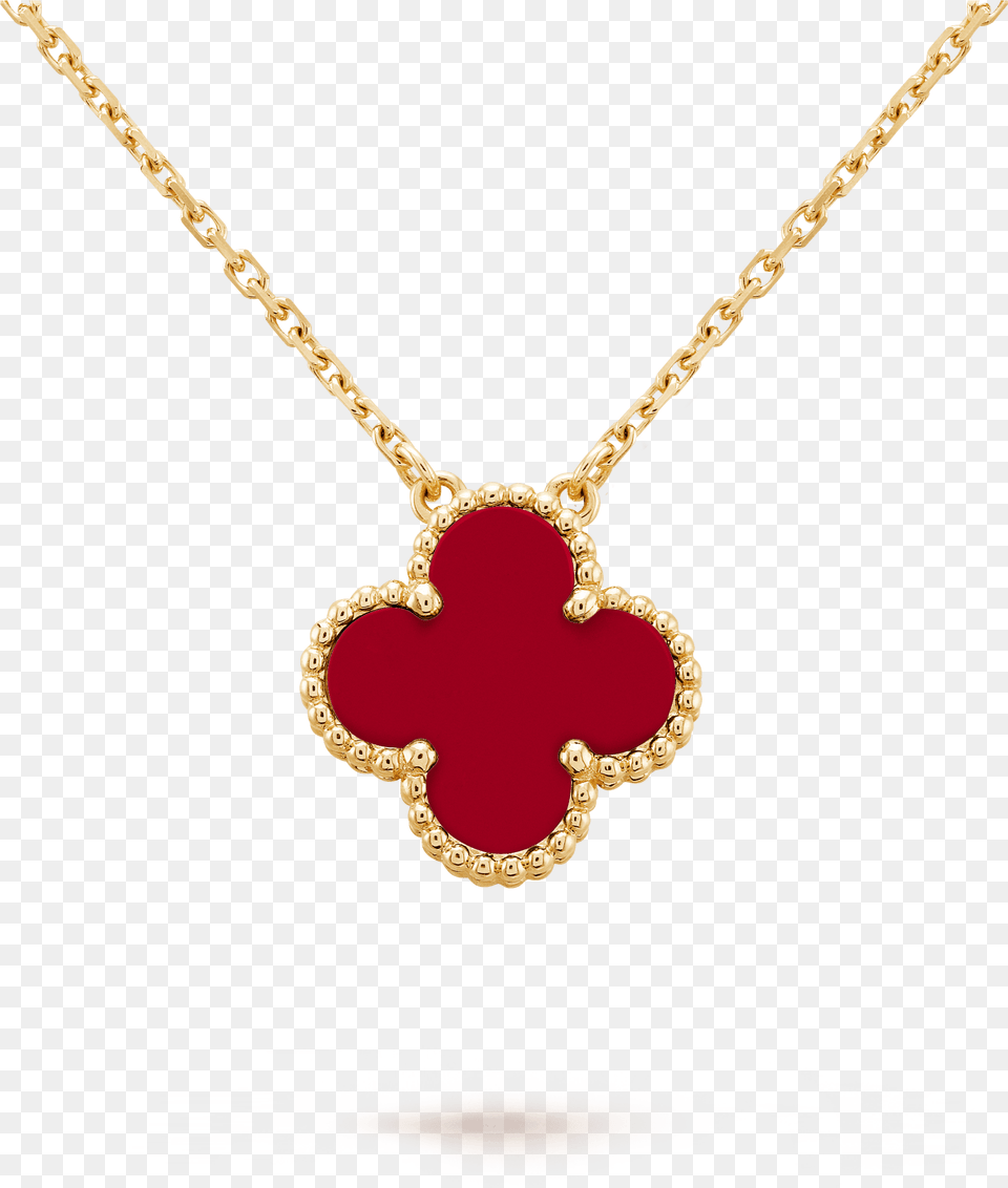 Van Cleef And Arpels Red Necklace, Accessories, Jewelry, Pendant, Locket Free Transparent Png