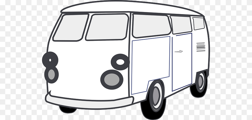 Van Clipart, Caravan, Transportation, Vehicle, Bus Png