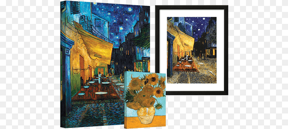 Van Gogh Night, Art, Modern Art, Painting, Collage Free Png Download