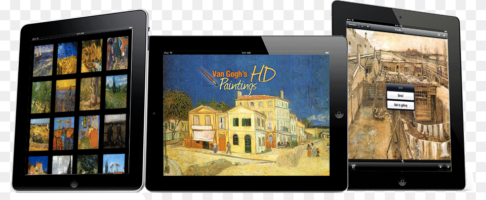 Van Gogh Paintings Hd Tablet Computer, Electronics, Tablet Computer, Computer Hardware, Hardware Png