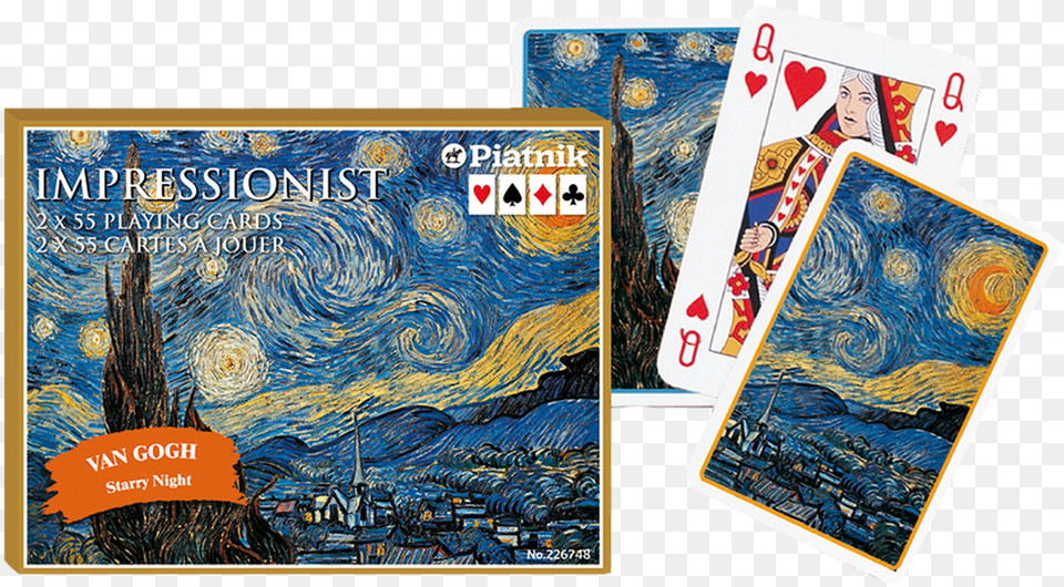 Van Gogh S Starry Night 1 Double Deck Impressionism Most Famous Paintings, Person, Face, Head Png