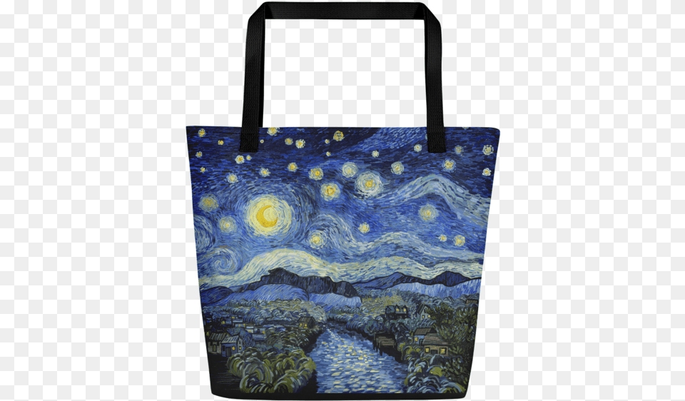 Van Gogh Starry Night Panorama, Accessories, Purse, Handbag, Bag Png