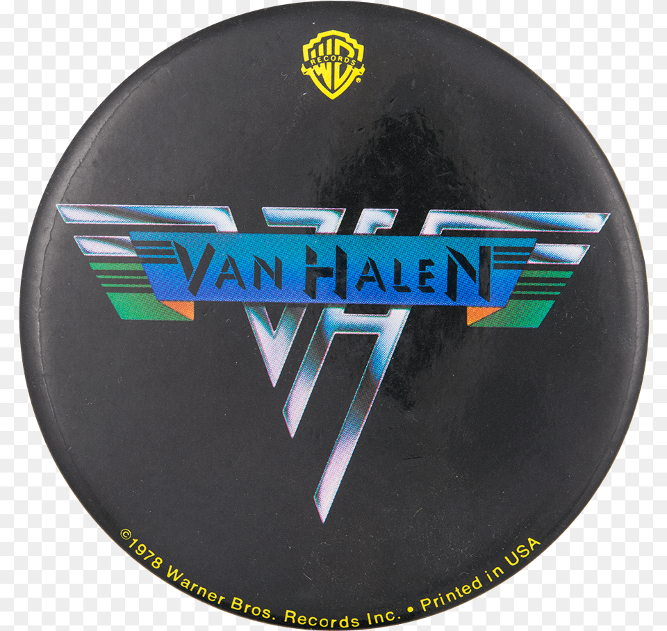 Van Halen Warner Brothers Music Button Museum Van Halen The Studio Albums 1978, Badge, Emblem, Logo, Symbol Free Png