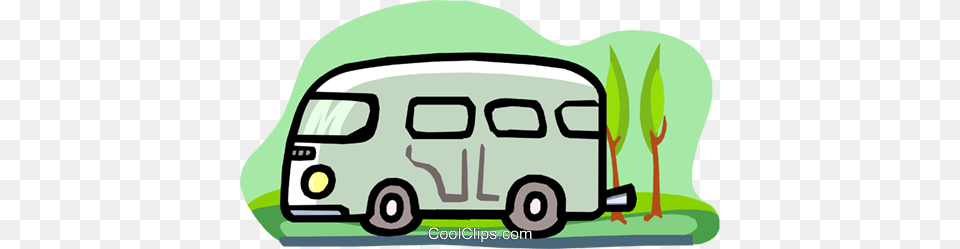 Van Royalty Vector Clip Art Illustration, Caravan, Transportation, Vehicle, Bus Free Transparent Png