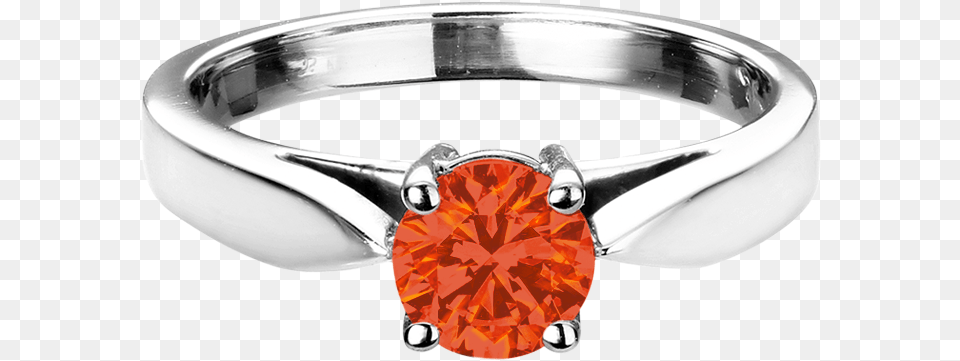 Vancouver Fire Opal Orange In White Gold Diamantring Vancouver, Accessories, Jewelry, Ring, Gemstone Free Transparent Png