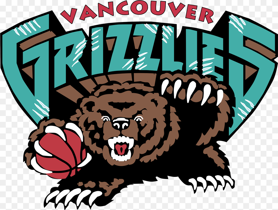 Vancouver Grizzlies Logo Memphis Grizzlies Logo Vector, Animal, Mammal, Baby, Person Free Transparent Png