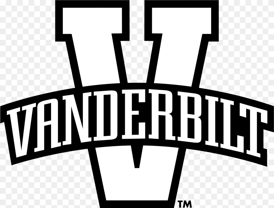 Vanderbilt Logo Black And White, Stencil Free Png