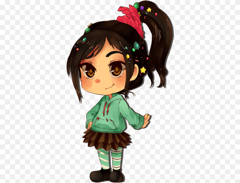 Vanellope Wreck It Ralph Vanellope Von Schweetz Fanart, Book, Comics, Person, Publication Free Transparent Png