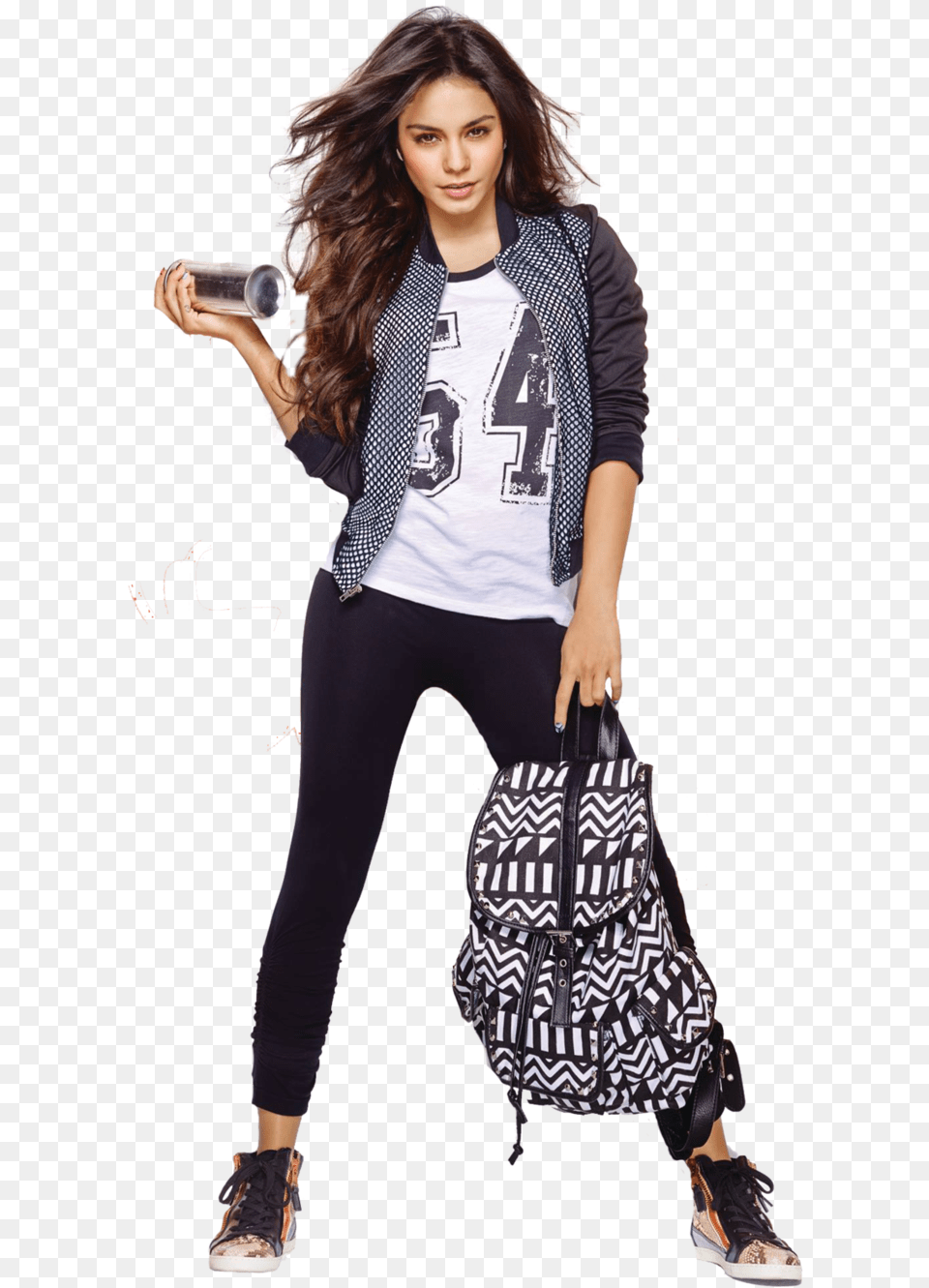 Vanessa Hudgens By Stormo Vanessa Hudgens Young High School Musical, Accessories, Sleeve, Shoe, Person Png Image
