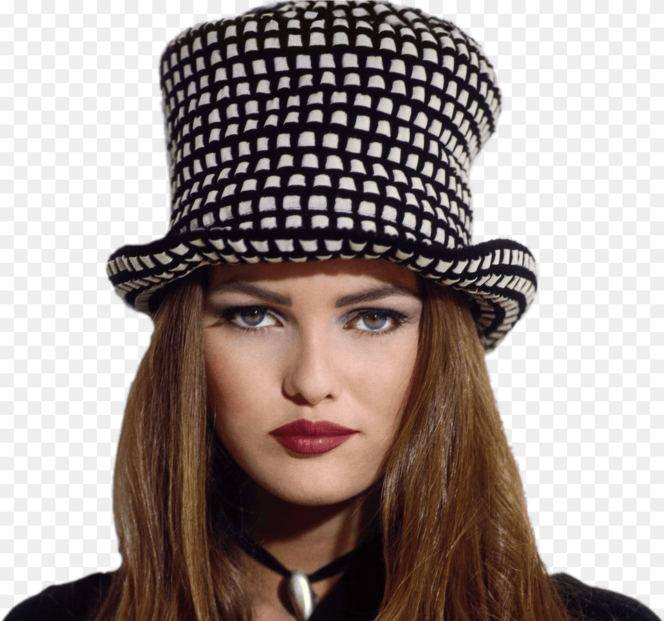 Vanessa Paradis Young Cancer Moon Celebrities, Hat, Sun Hat, Clothing, Person Free Png