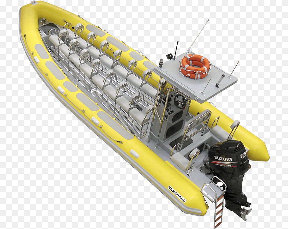 Vanguard Tx 860 Rigid Hulled Inflatable Boat, Transportation, Vehicle, Watercraft Free Transparent Png