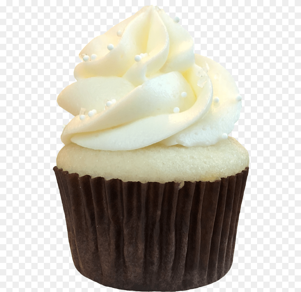 Vanilla, Cake, Cream, Cupcake, Dessert Free Png Download