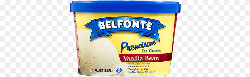 Vanilla Bean Belfonte Ice Cream Premium Vanilla Bean 175 Qt, Butter, Food, Mailbox, Powder Free Png Download
