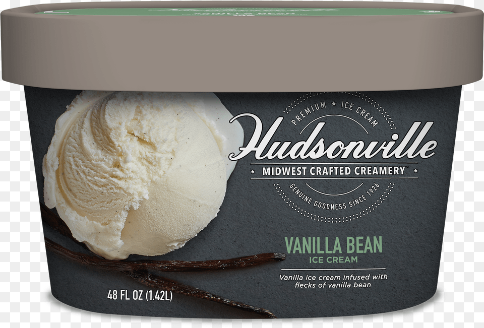 Vanilla Bean Carton Hudsonville Ice Cream Bananas Foster, Dessert, Food, Ice Cream, Frozen Yogurt Png Image
