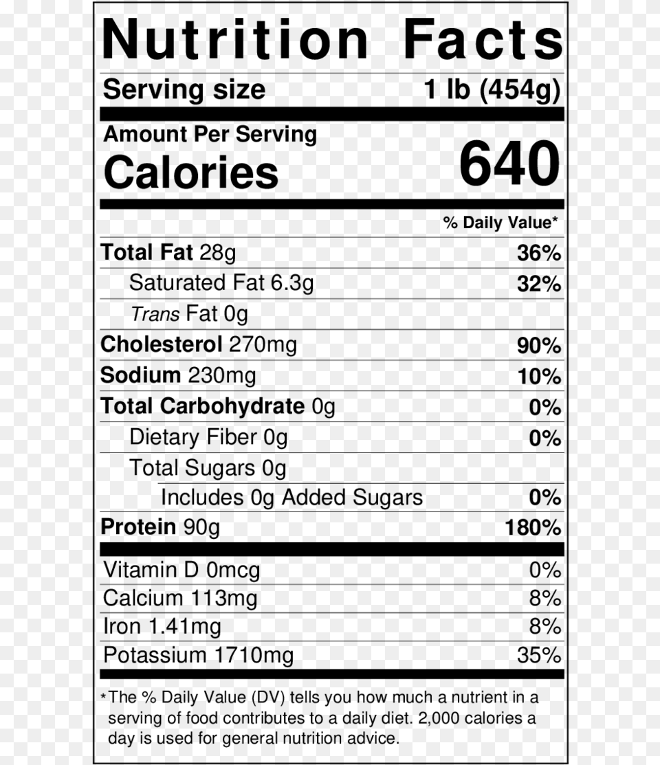 Vanilla Bean Nutrition Label, Gray Free Transparent Png