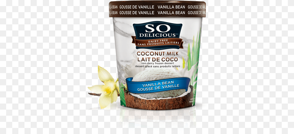 Vanilla Bean So Delicious Coconut Ice Cream Vanilla Bean, Food, Fruit, Plant, Produce Free Transparent Png