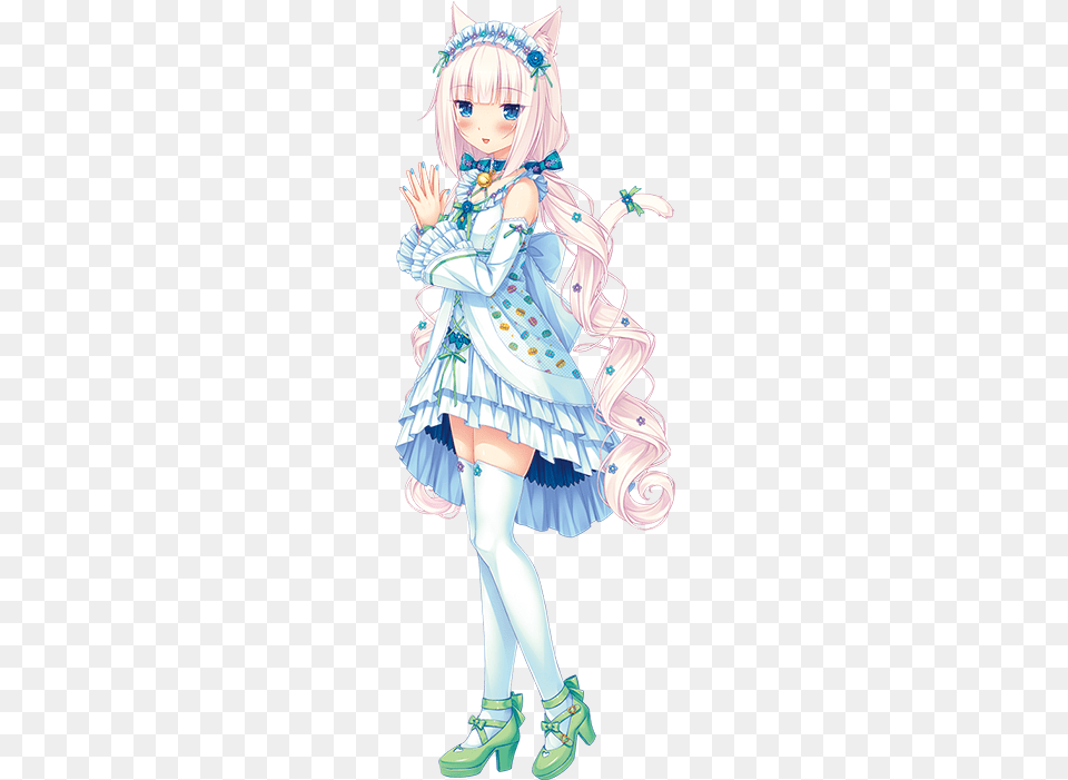 Vanilla Casual Dress Neko Vanilla, Book, Comics, Manga, Publication Free Transparent Png