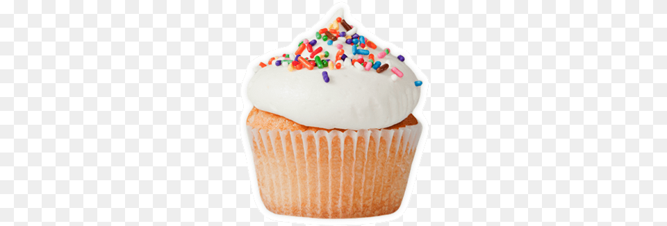 Vanilla Cupcake, Birthday Cake, Cake, Cream, Dessert Free Png Download