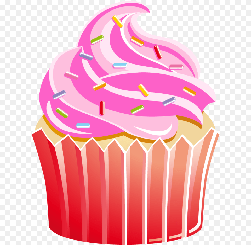 Vanilla Cupcake Clipart Kek Cupcake Clipart, Cake, Cream, Dessert, Food Png
