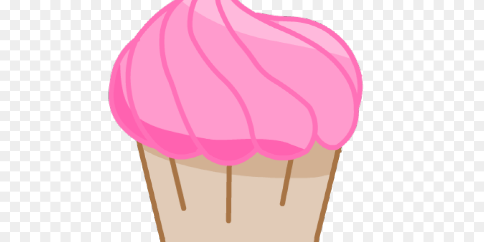 Vanilla Cupcake Clipart Transparent Background, Cream, Dessert, Food, Ice Cream Png Image