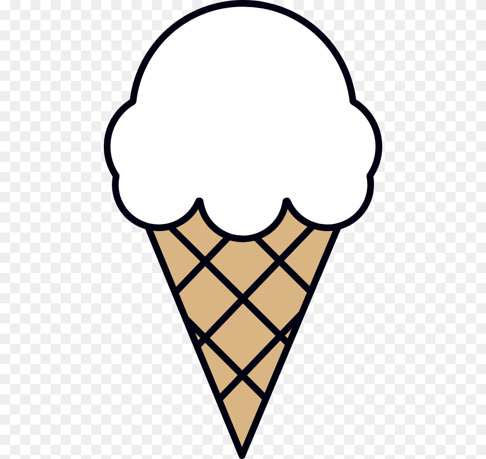 Vanilla Ice Cream Cone Clip Art, Dessert, Food, Ice Cream, Smoke Pipe Free Png Download