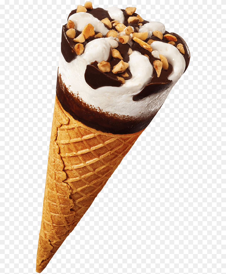 Vanilla Ice Cream Cone Download Vanilla King Cone Ice Cream, Dessert, Food, Ice Cream, Soft Serve Ice Cream Free Png